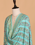 Firozi Lehariya Bandhani Dupatta in Georgette