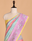 Wine Rangkat Saree in Georgette Tussar