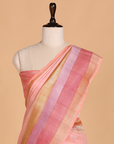 Light Pink Butti Saree in Georgette Tussar