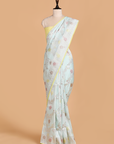 Firozi Jaal Saree in Silk
