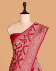 Magenta Jaal Saree In Georgette