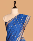 Royal Blue Butti Saree in Silk