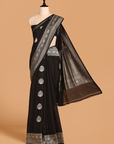 Black Butta Saree in Georgette