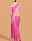 Pink Butti Saree in Georgette