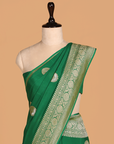 Green Butta Saree in Georgette