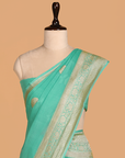 Sea Green Butta Saree in Georgette