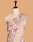 Mauve Jaal Saree in Georgette