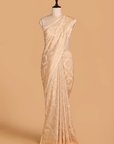 Off White Jaal Saree In Georgette