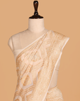 Off White Jaal Saree In Georgette