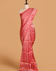 Rani Pink Brocade Saree in Silk