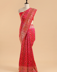 Coral Patola Saree in Silk