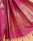 Pink Butta Saree in Silk