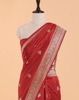 Red Butti Saree in Silk