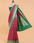 Rani Pink Patola Saree in Silk