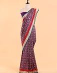 Purple Patola Saree in Silk