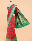 Red Patola Saree in Silk