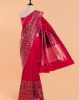Red Patola Saree in Silk