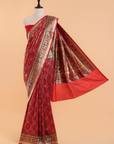 Red Patola Saree in Silk