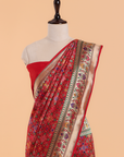 Red Patola Saree in Silk
