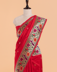 Red Paithani Saree in Silk