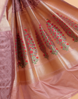 Mauve Paithani Pallu Saree in Silk