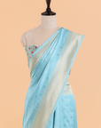 Firozi Paithani Pallu Saree in Silk
