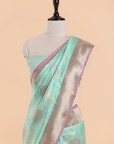 Sea Green Butta Saree in Silk
