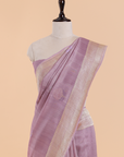 Mauve Butta Saree in Georgette Tussar