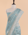 Firozi Butta Saree in Georgette Tussar