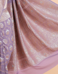 Mauve Jaal Saree in Georgette