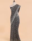 Black Jaal Saree in Georgette