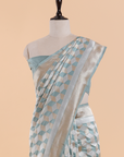 Jade Green Jaal Saree in Silk