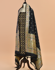 Black Jaal Dress in Silk