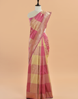 Gajar Pink Butta Saree in Silk