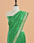 Green Butti Saree in Silk