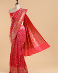 Coral Patola Saree in Silk