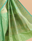 Sea Green Butti Saree in Silk
