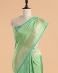 Sea Green Butti Saree in Silk