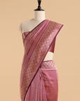 Magenta Pink Brocade Saree In Silk