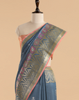 Grey Butta Saree in Georgette Tussar