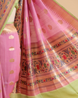 Pink Butti Saree in Georgette Tussar