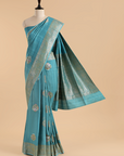 Peacock Butta Saree in Georgette Tussar
