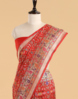 Red Patola Saree in Silk