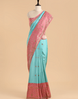 Firozi Butti Saree in Silk