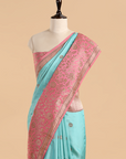 Firozi Butti Saree in Silk