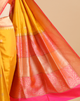 Mustard Butti Saree in Silk
