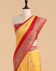 Mustard Butta Saree in Silk