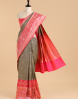 Cream Butti Saree in Silk