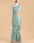 Firozi Butta Saree in Silk