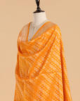 Golden Lehariya Dupatta in Silk